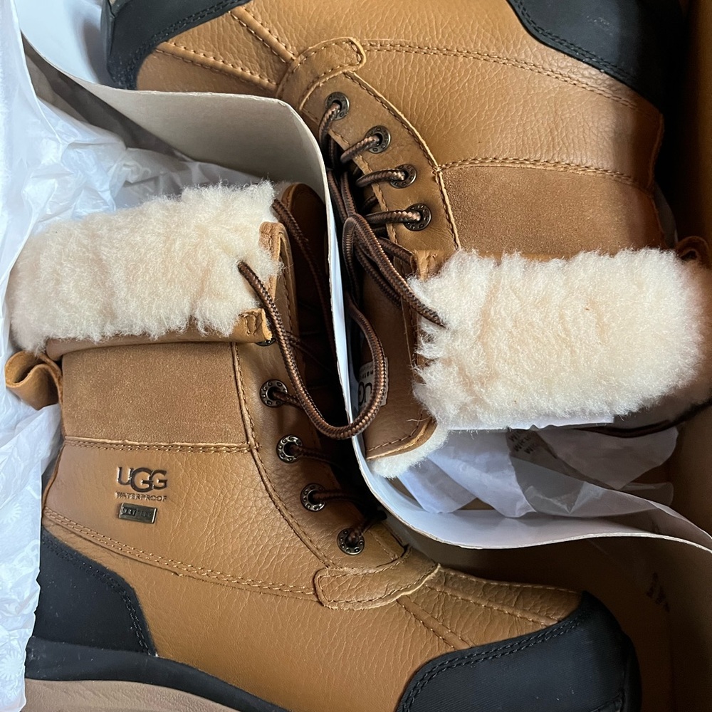 UGG Tan and Black Adirondack Boot III